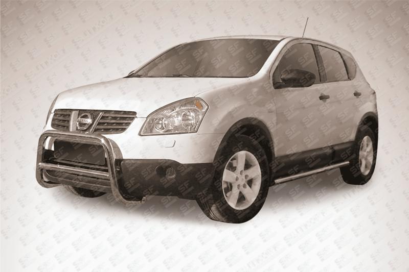 Кенгурятник низкий d57 Nissan Qashqai (2007)