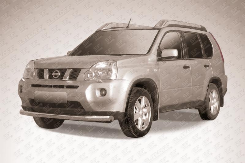 Защита переднего бампера d76 Nissan X-TRAIL (2007)