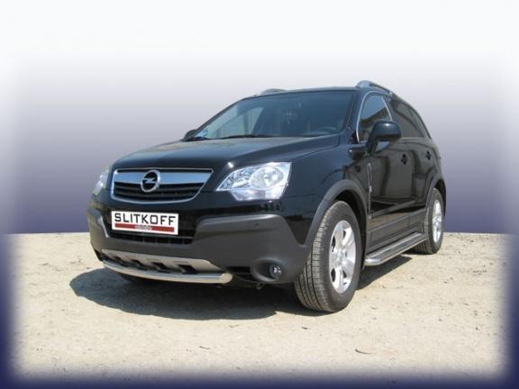 Защита переднего бампера d57 Opel Antara