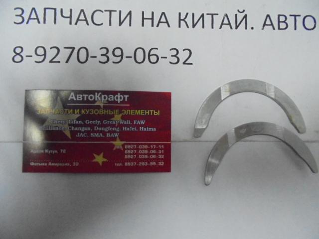 Полущайба осевого смещения коленвала  FAW 6350  / FAW1010  в комплекте 2 шт 